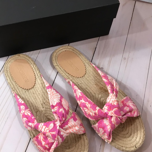 Pink Sandal J. Crew Espadrille Sandals NWT size 7 - Picture 6 of 6